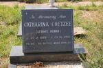 COETZEE Catharina nee HUMAN 1920-2001