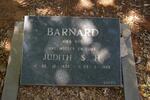 BARNARD Judith S.H. 1925-1988