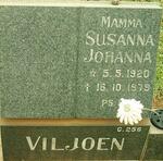VILJOEN Susanna Johanna 1920-1979