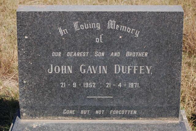 DUFFEY John Gavin 1952-1971