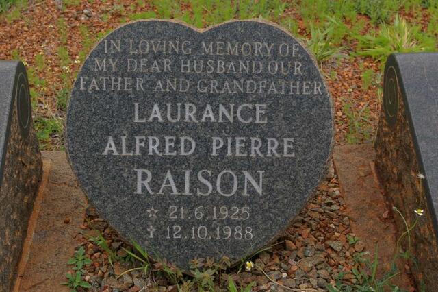 RAISON Laurance Alfred Pierre 1925-1988