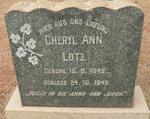 LOTZ Cheryl Ann 1949-1949