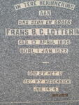 LOTTERING Frans B.C. 1895-1927