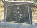 HACKER Karl 1881-1973
