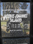 TALJAARD Jacobus Johannes 1949-2014