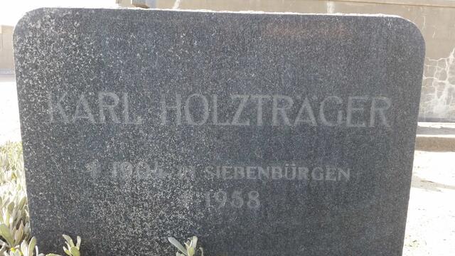 HOLZTRAGER Karl 1904-1958