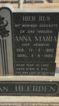 HEERDEN Anna Maria, van nee GERBER 1882-1950