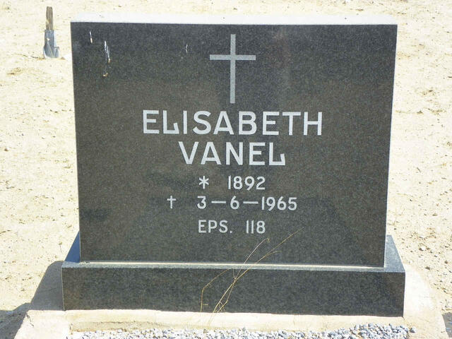 VANEL Elisabeth 1892-1965