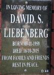 LIEBENBERG Dawid S. 1959-2015