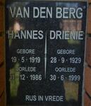 BERG Hannes, van den 1919-1986 & Drienie 1929-1999