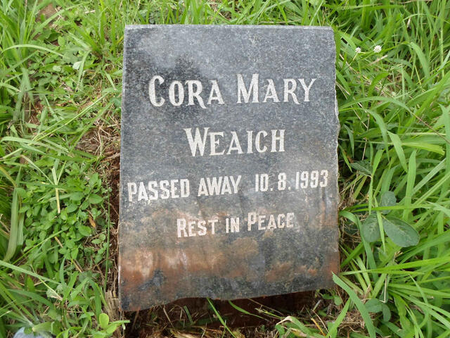 WEAICH Cora Mary -1993