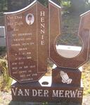 MERWE Hennie, van der 1956-1999