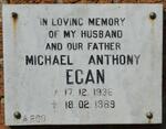 EGAN Michael Anthony 1936-1989