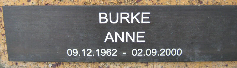 BURKE Anne 1962-2000