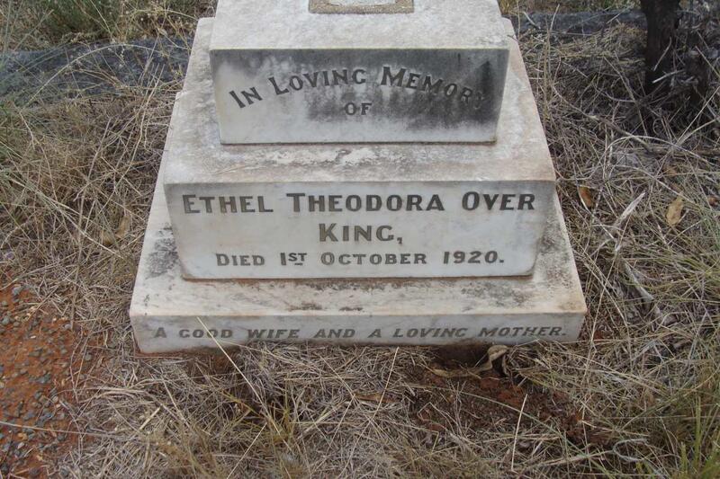 KING Ethel Theodora Over -1920