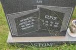 STONE Gertie 1910-1997