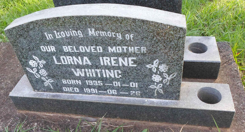 WHITING Lorna Irene 1935-1991
