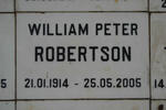 ROBERTSON William Peter 1914-2005