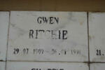 RITCHIE Gwen 1909-1991