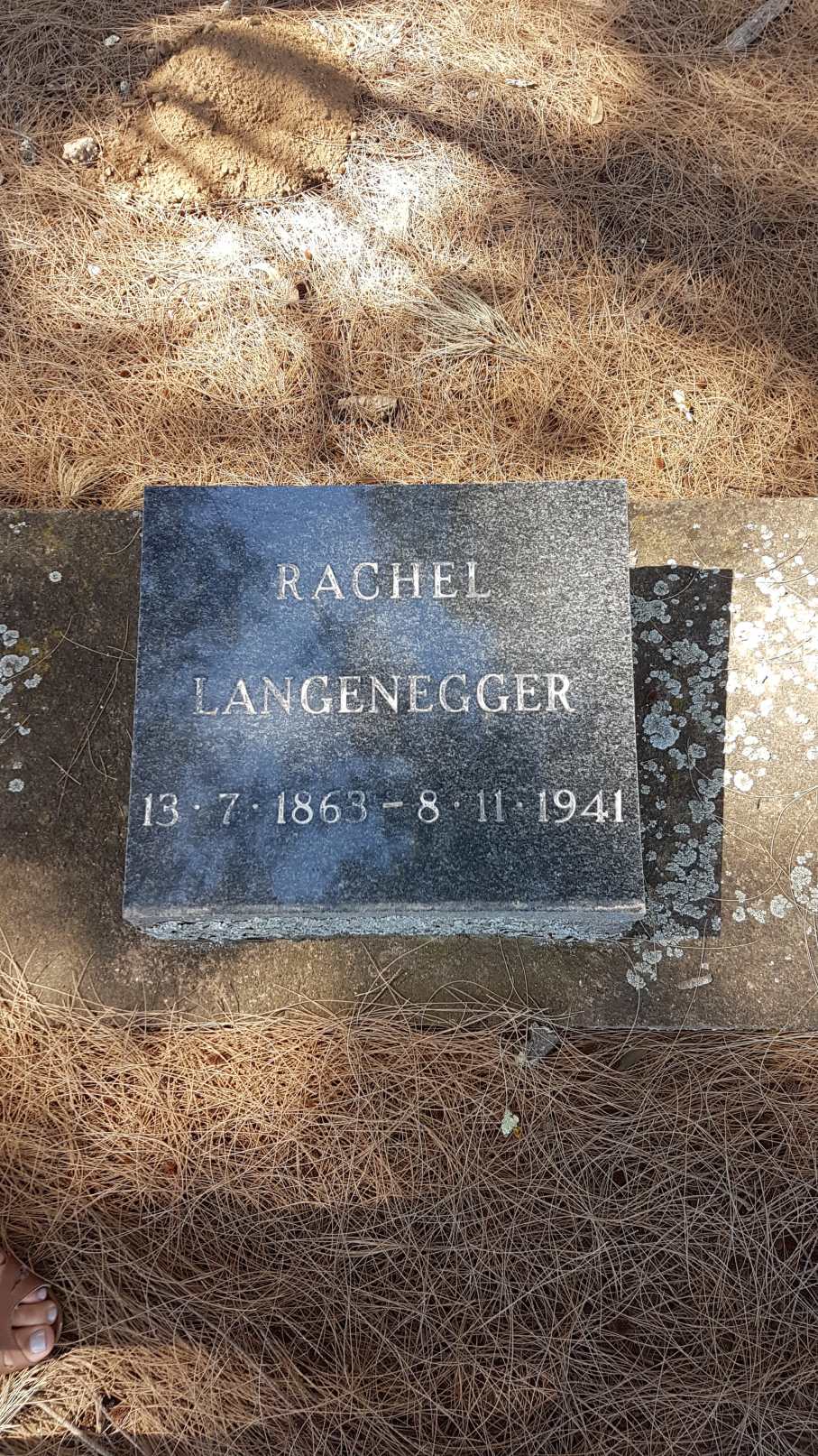LANGENEGGER Rachel 1863-1941