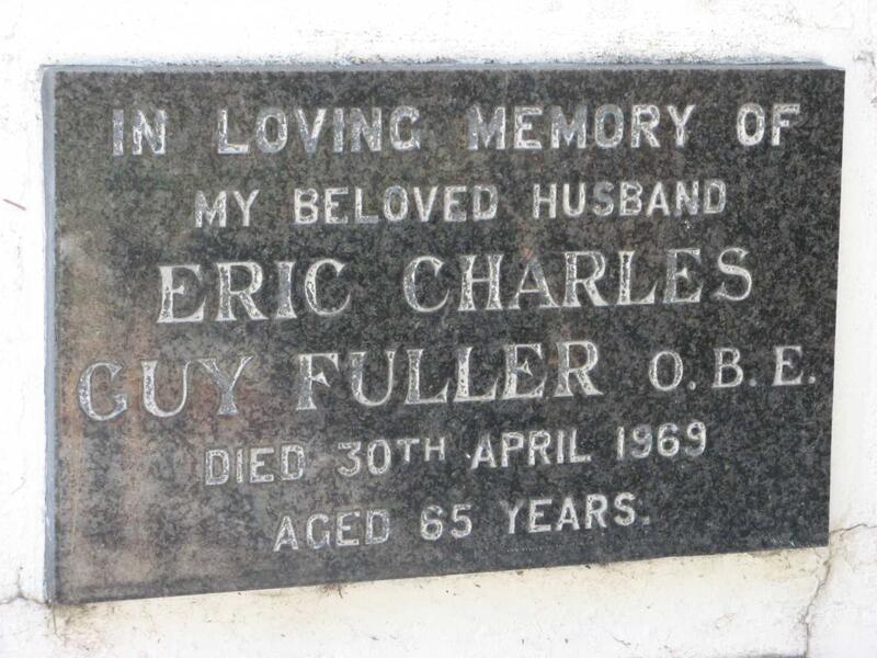 FULLER Eric Charles Guy -1969