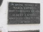 EATWELL Albert 1874-1961 & Maria 1883-1952