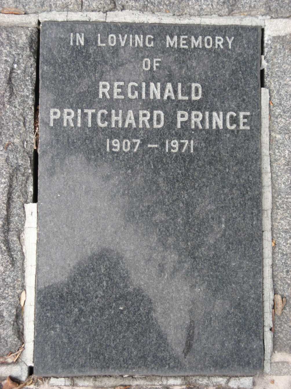PRINCE Reginald Pritchard 1907-1971