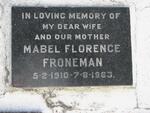 FRONEMAN Mabel Florence 1910-1963