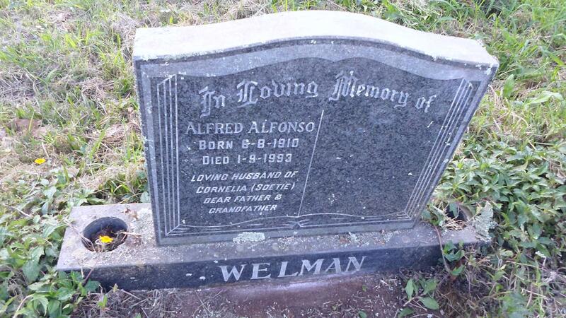 WELMAN Alfred Alfonso 1910-1993