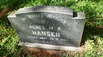 HANSEN Agnes M.K.  -1984