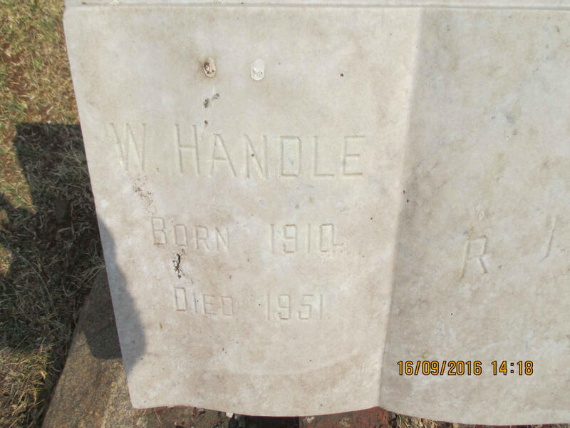 HANDLE W. 1910-1951