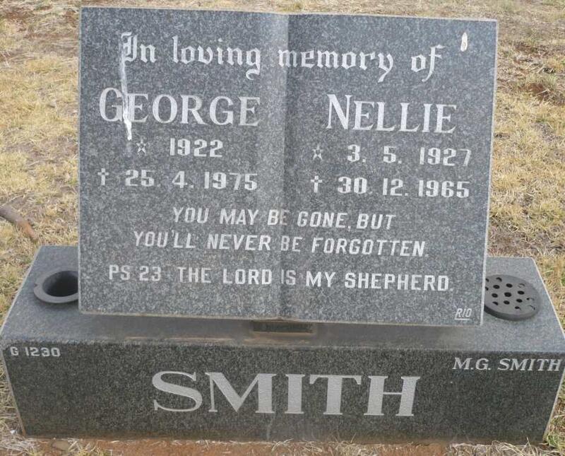 SMITH George 1922-1975 & Nellie 1927-1965