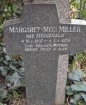 MILLAR Margaret nee FITZGERALD 1907-1978