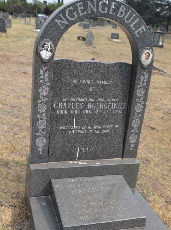 NGENGEBULE Charles 1893-1955 & Mabesuthu Amy NKWANCA 1910-1990