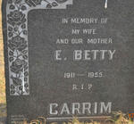 CARRIM E. Betty 1911-1955