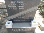 KRUGER Frederick Johannes 1927-2006 & Elsie Sophia 1932-1967