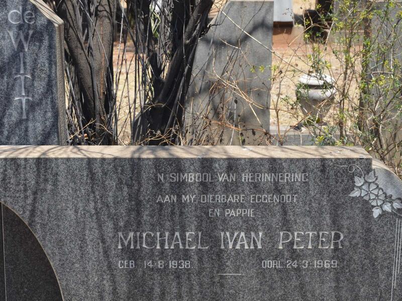 WITT Michael Ivan Peter, de 1938-1969
