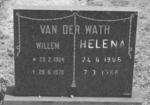 WATH Willem, van der 1904-1973 & Helena 1906-1986