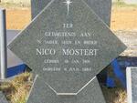 MOSTERT Nico 1931-1983