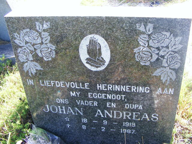 CONRADIE Johan Andreas 1919-1987