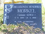 MORKEL Helligonda Hendrika nee KRIGE 1895-1996