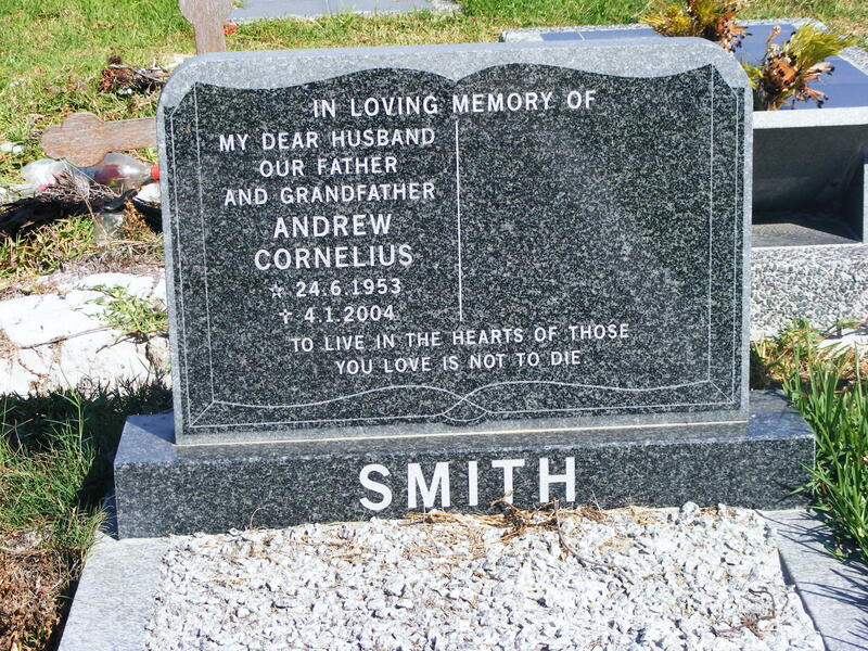 SMITH Andrew Cornelius 1953-2004
