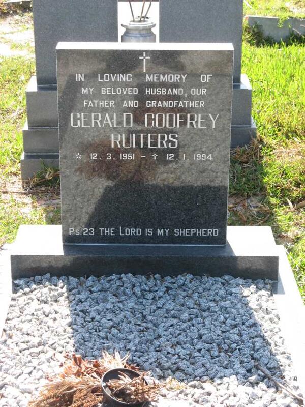 RUITERS Gerald Godfrey 1951-1994