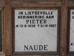 NAUDE Pieter 1938-1987