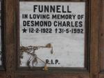 FUNNELL Desmond Charles 1922-1992