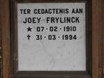 FRYLINCK Joey 1910-1994