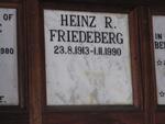 FRIEDEBERG Heinz R. 1913-1990