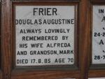 FRIER Douglas Augustine -1985
