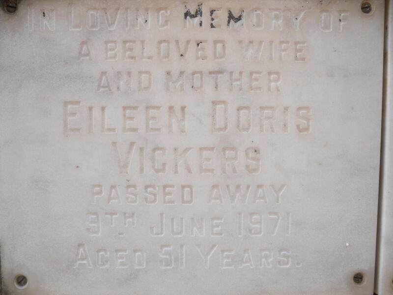 VICKERS Eileen Doris -1971