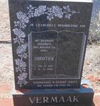 VERMAAK Christien 1917-2000